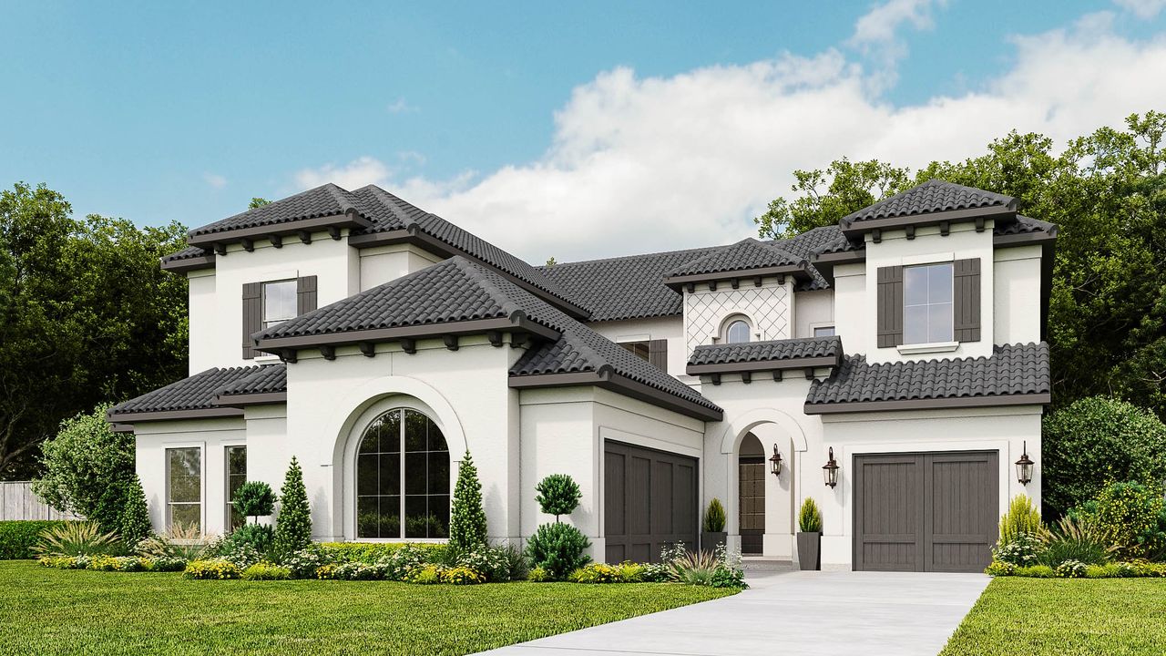 Representative exterior photo of a completed home built from the 650A by Britton Homes in Walsh, Aledo, TX (Image 2).