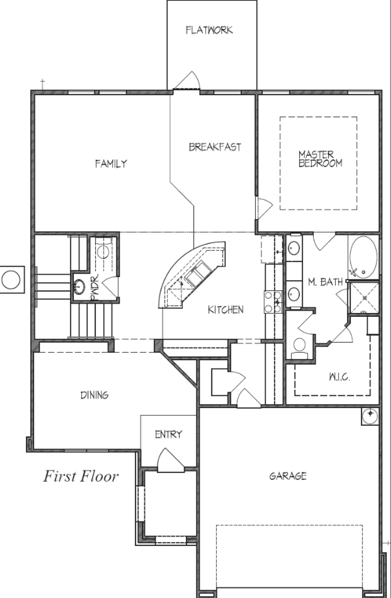 2D floor plan layout for the Plan 2696 by Texas Homes in Ventana, Bulverde, TX (Image 2).