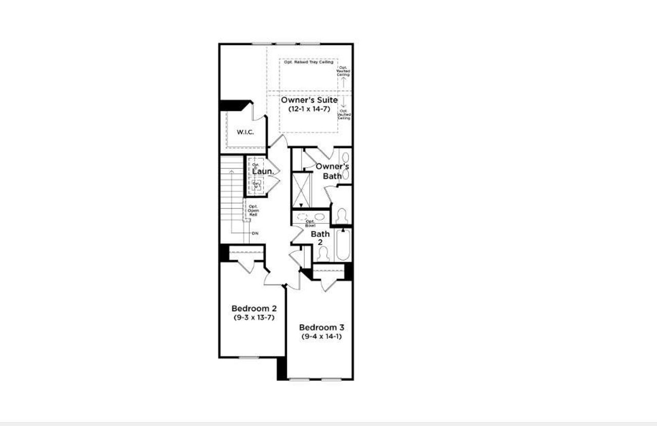 2D floor plan layout of this home in Clayton Crossing, Arden, NC (Image 2). 2D floor plan layout of this home in Clayton Crossing, Arden, NC (Image 2).