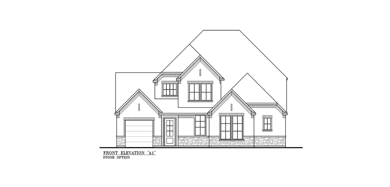 Representative rendering of the exterior for the Elwood 60/65’s by Chesmar Homes (Image 2).