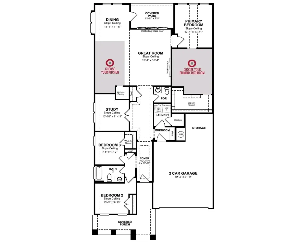 2D floor plan layout of this home in Ellwood, Iowa Colony, TX (Image 2).