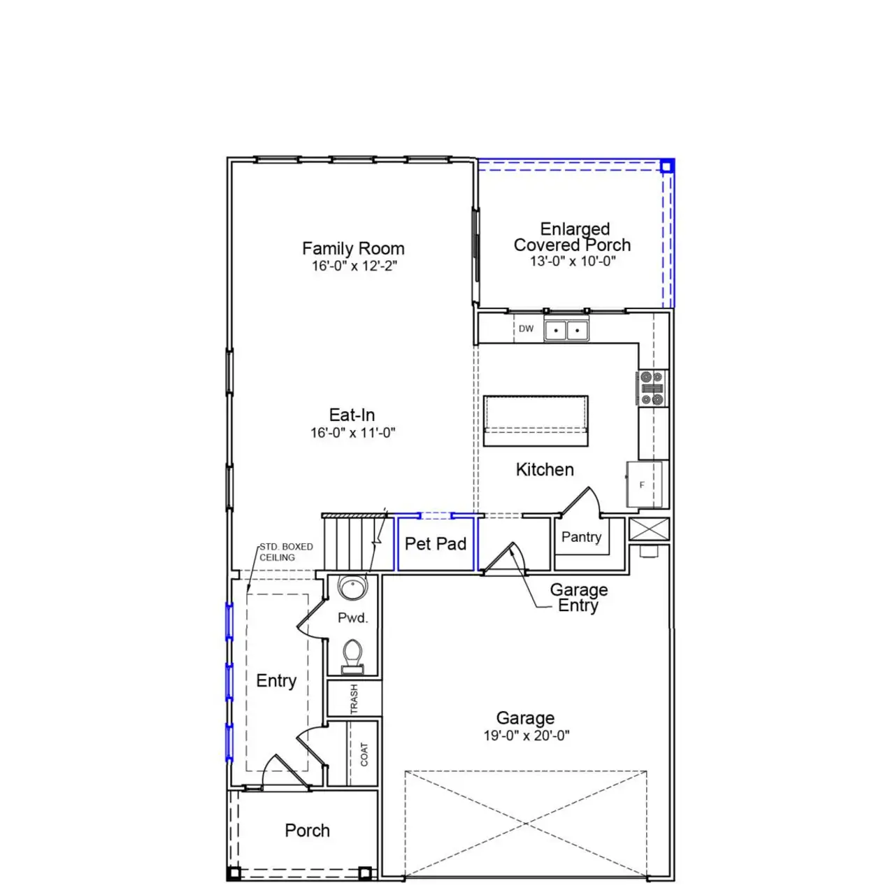 2D floor plan layout of this home in Sweetbrier, Durham, NC (Image 2). 2D floor plan layout of this home in Sweetbrier, Durham, NC (Image 2).