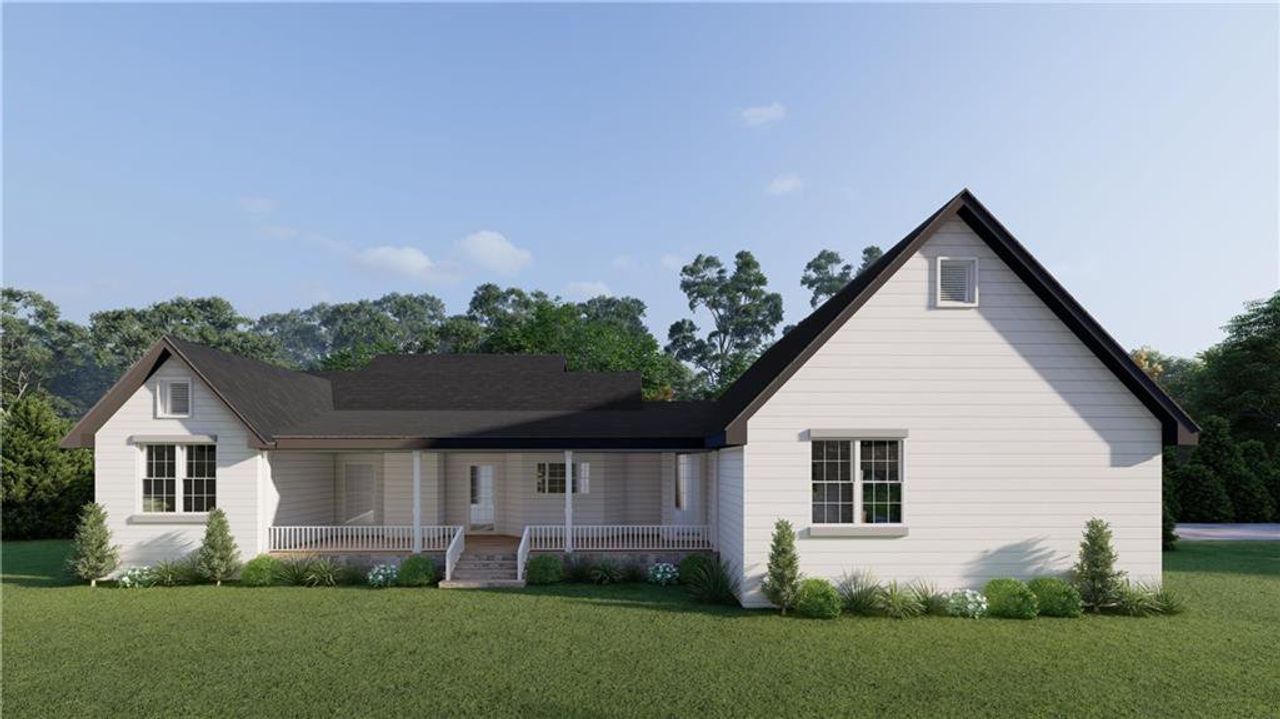 Front exterior of a new home in , Jasper, GA, highlighting curb appeal (Image 2).