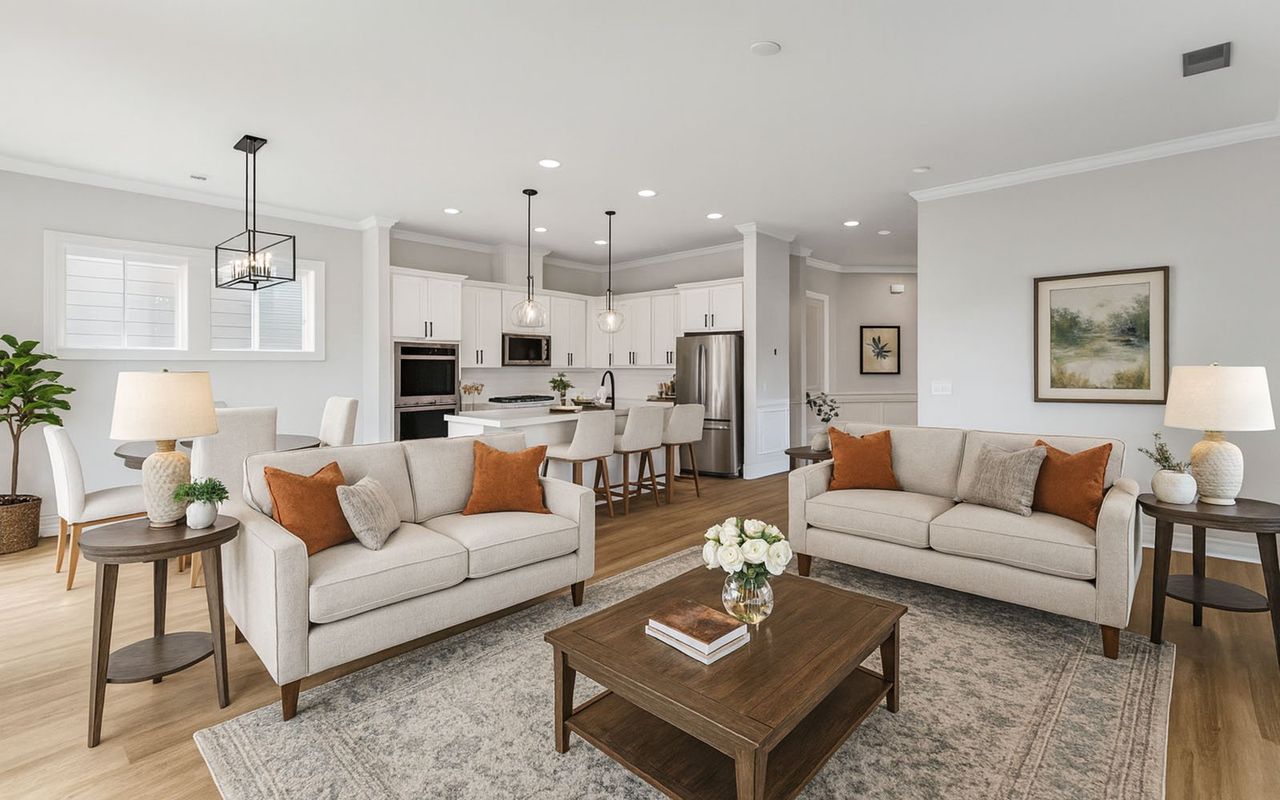 Furnished interior view inside a new home in Nexton, Summerville (Image 2).