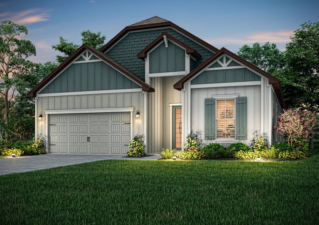 Henry dusk exterior elevation.