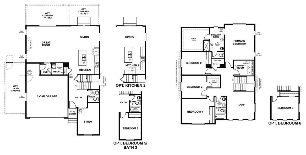2D floor plan layout of this home in Brighton Crossings, Brighton, CO (Image 2).