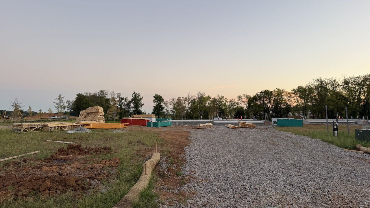 Site preparation for new homesites in Robinson Meadows, Murfreesboro (Image 2).
