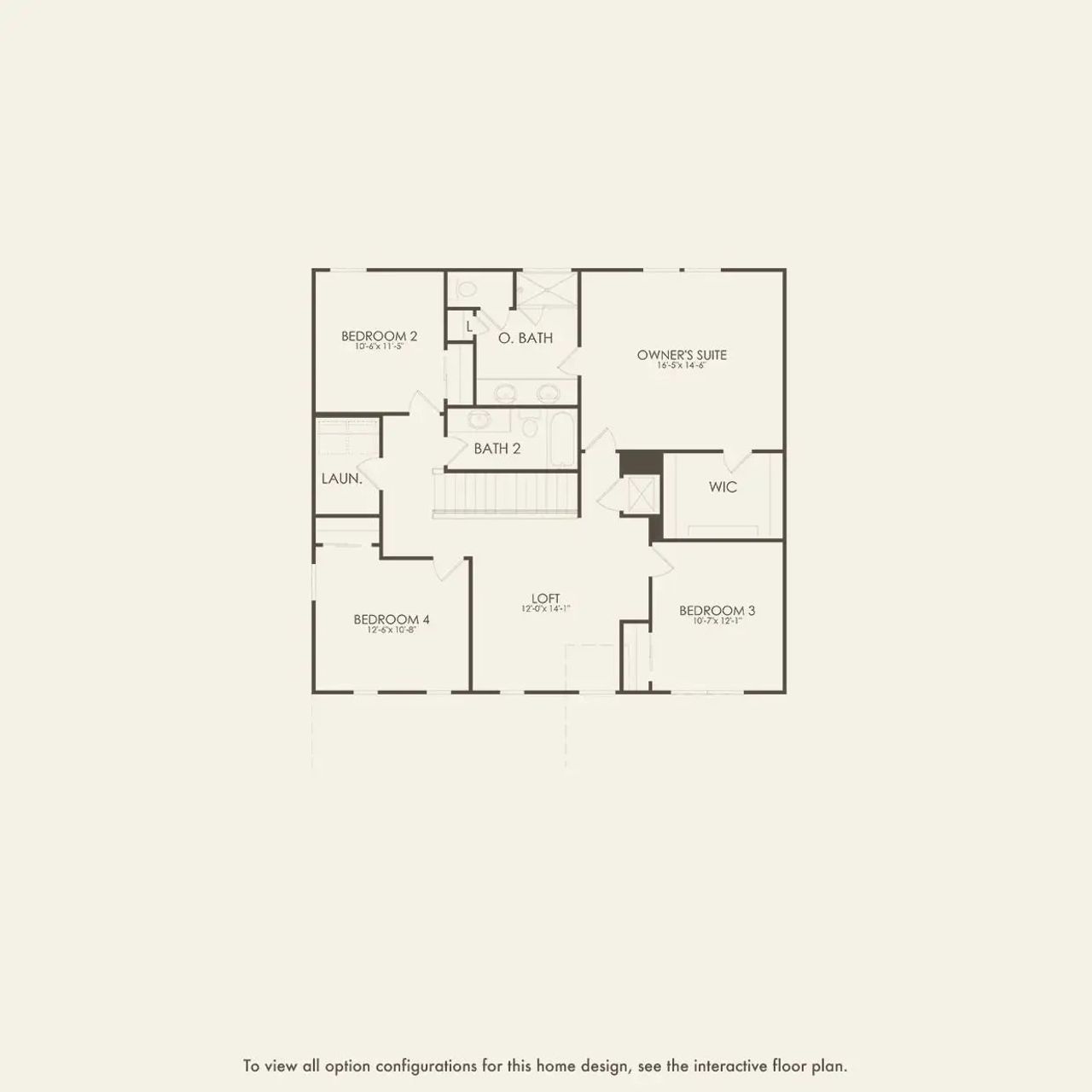 2D floor plan layout of this home in Evergreen, Thonotosassa, FL (Image 2).