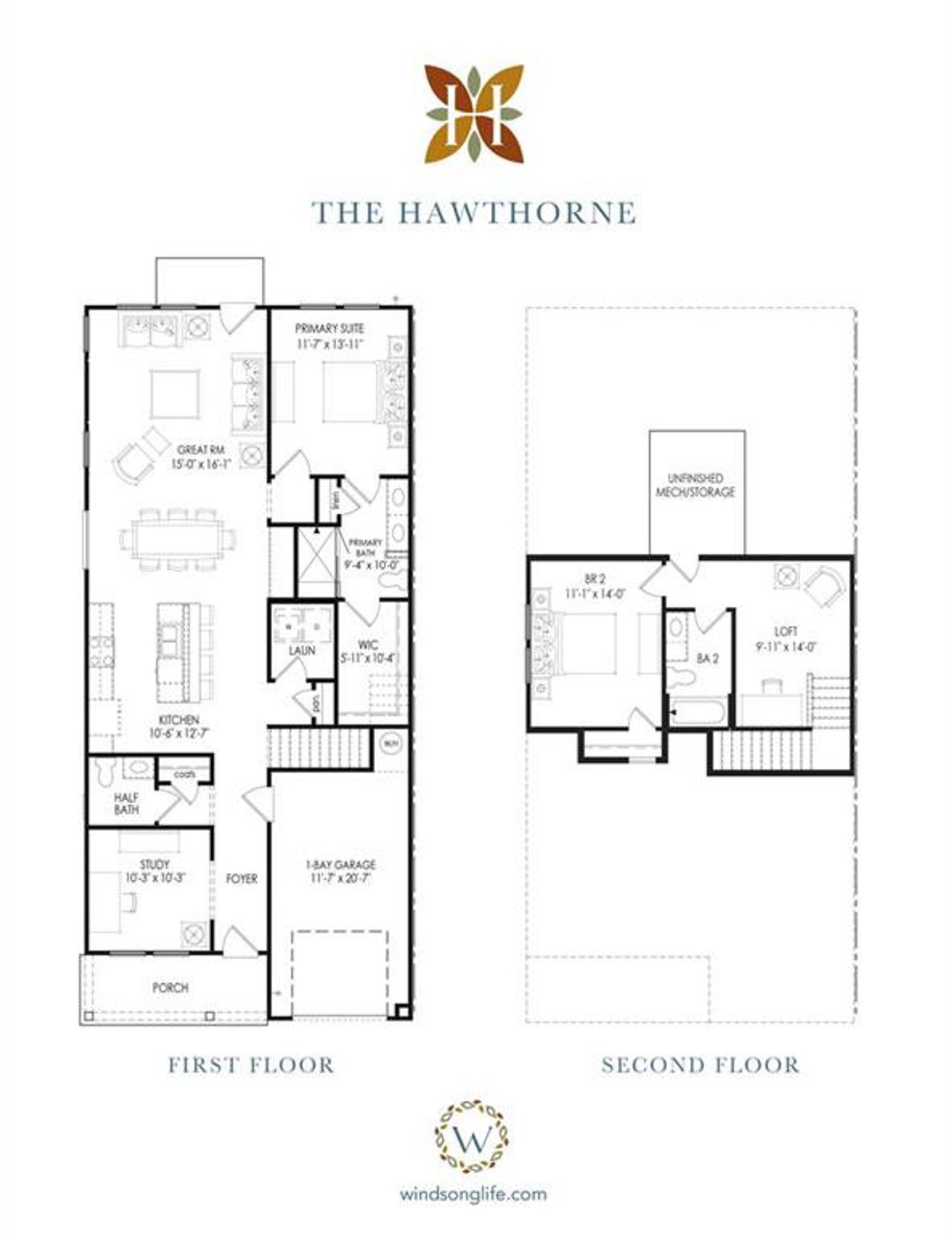 2D floor plan layout of this home in Harmony Walk, Cartersville, GA (Image 2). 2D floor plan layout of this home in Harmony Walk, Cartersville, GA (Image 2).
