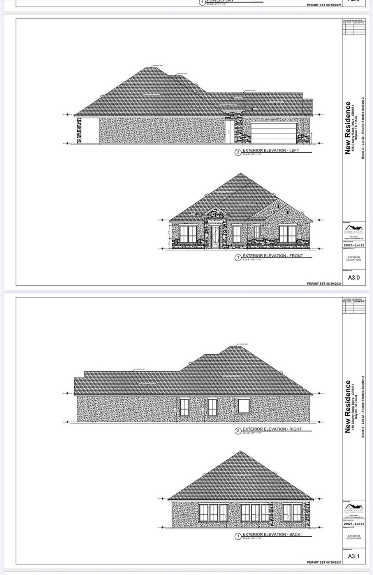 Exterior rendering of this home design in , Dayton, TX (Image 2).