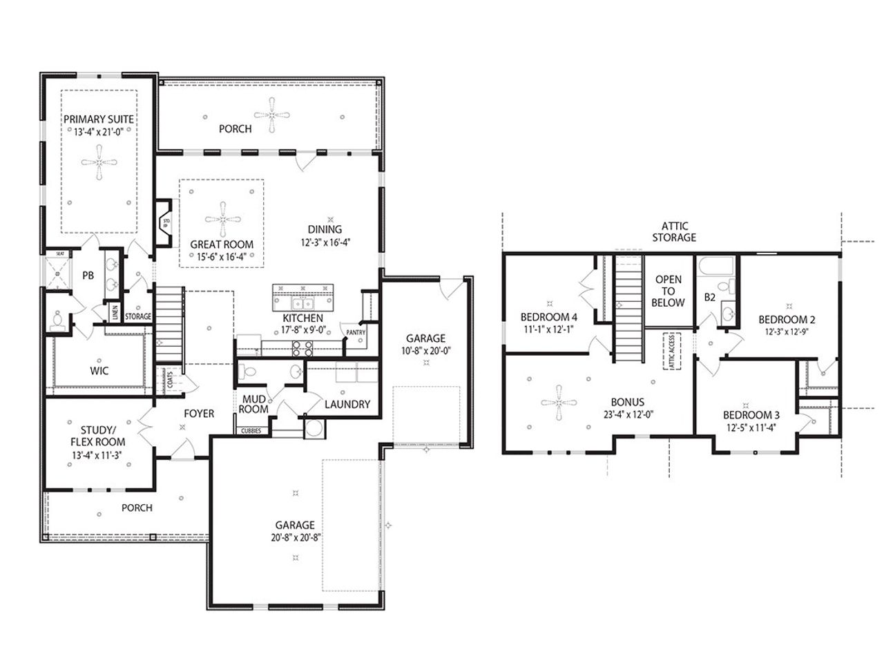 Oxford Farmhouse Floor Plans • Rutherford Community, Columbia TN Oxford Farmhouse Floor Plans • Rutherford Community, Columbia TN