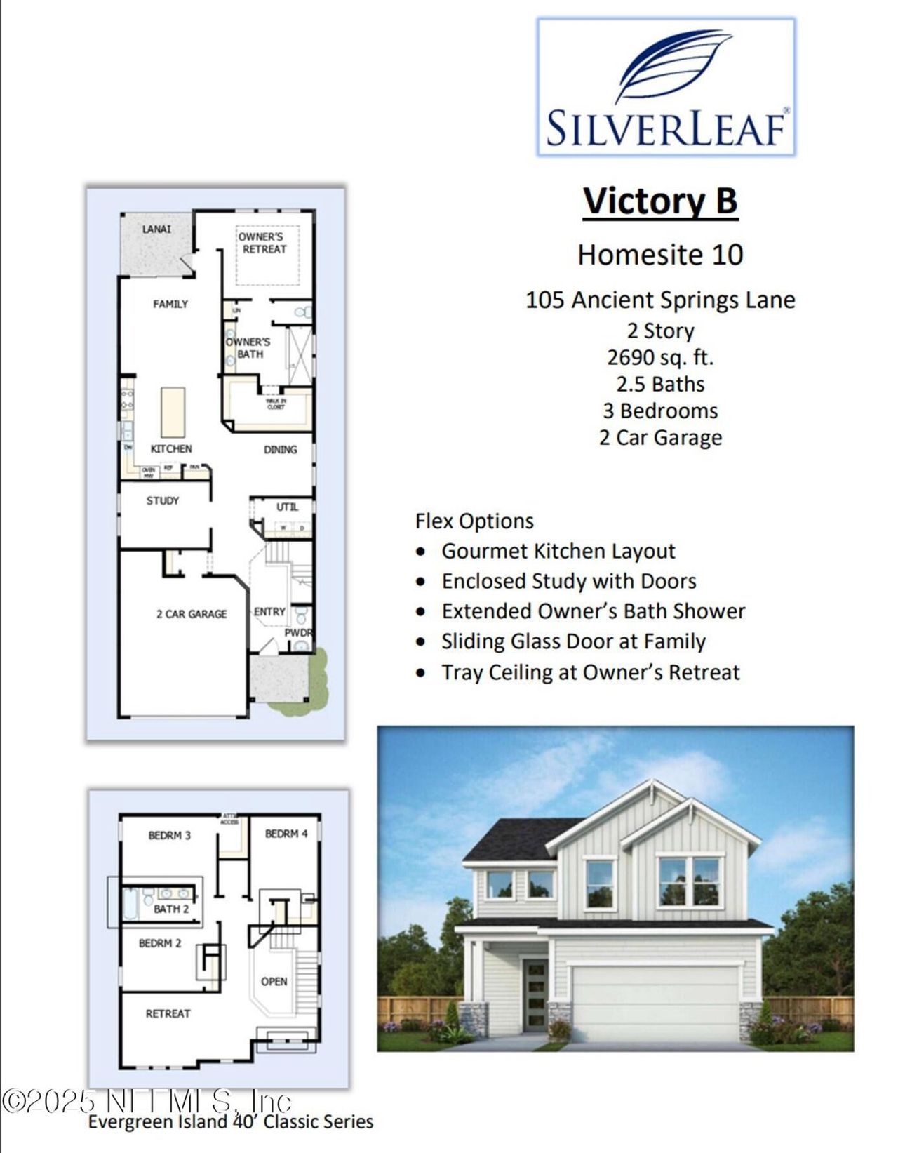 Image 2 of a home in Evergreen Island at Silverleaf - Classic.