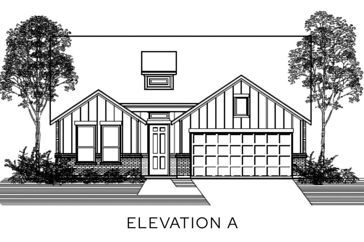 Representative rendering of the exterior for the The Jason by Lillian Custom Homes (Image 2).