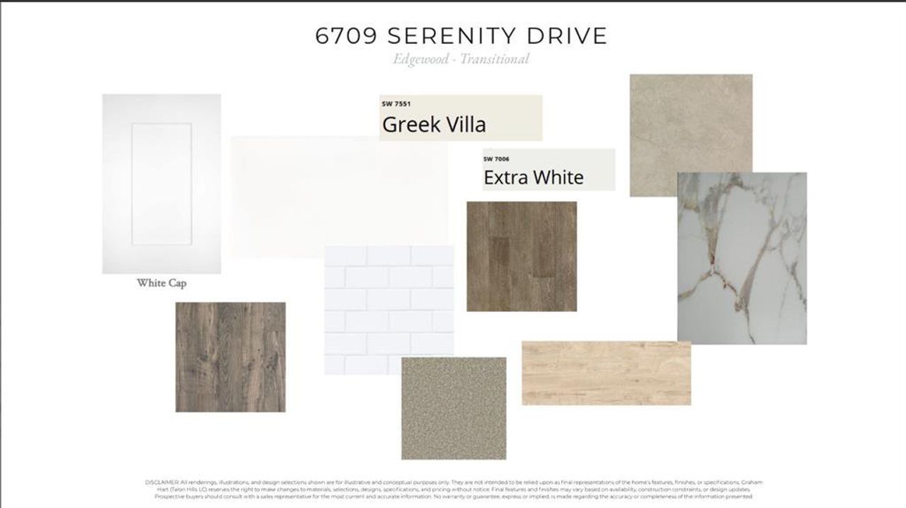 Sample of building materials used in homes in Meadow Lakes, Fort Worth (Image 2).