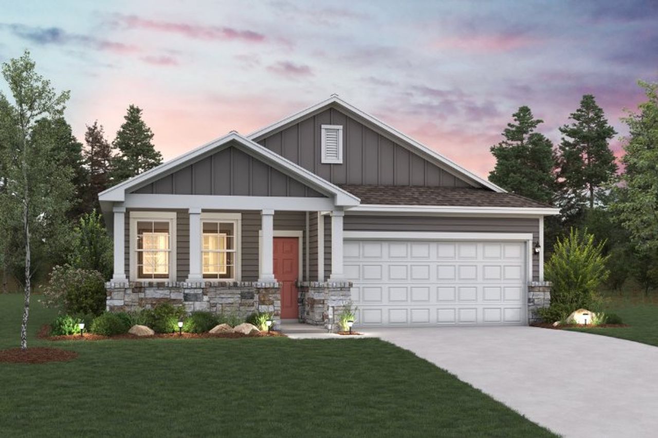 Laurel plan, elevation C Laurel plan, elevation C
