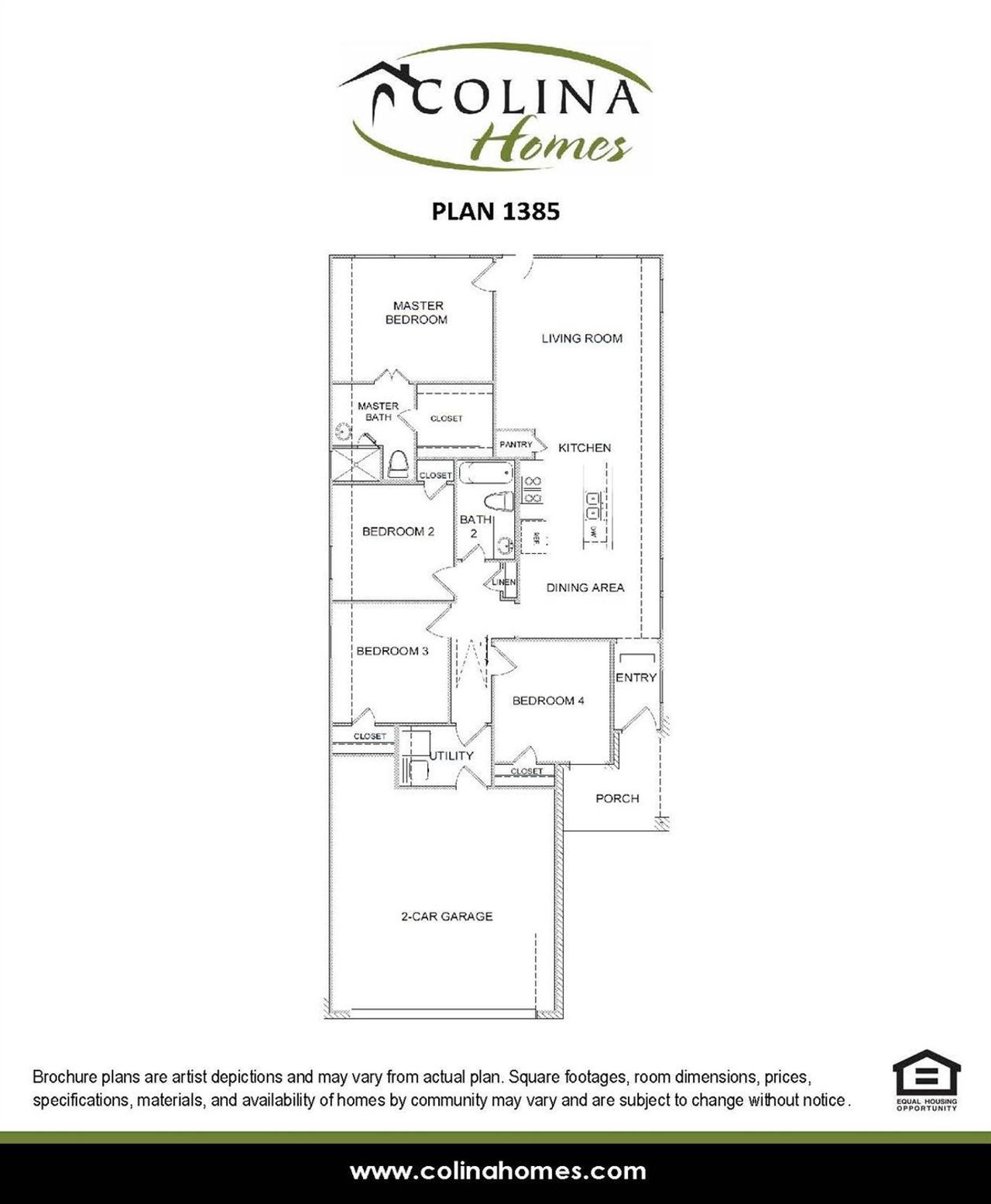 2D floor plan layout of this home in , Dayton, TX (Image 2).