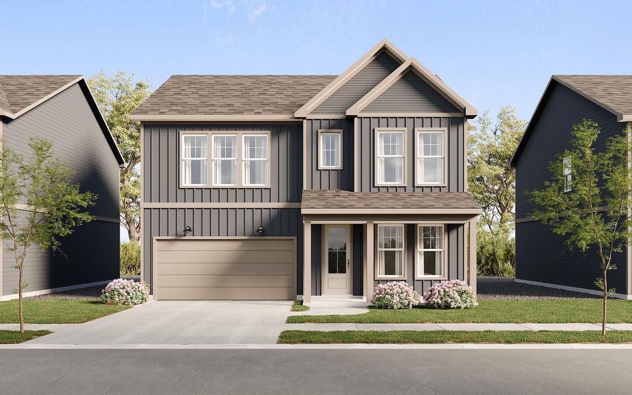 Representative exterior photo of a completed home built from the Poppy by Empire Homes in Wildflower, Chattanooga, TN (Image 2).