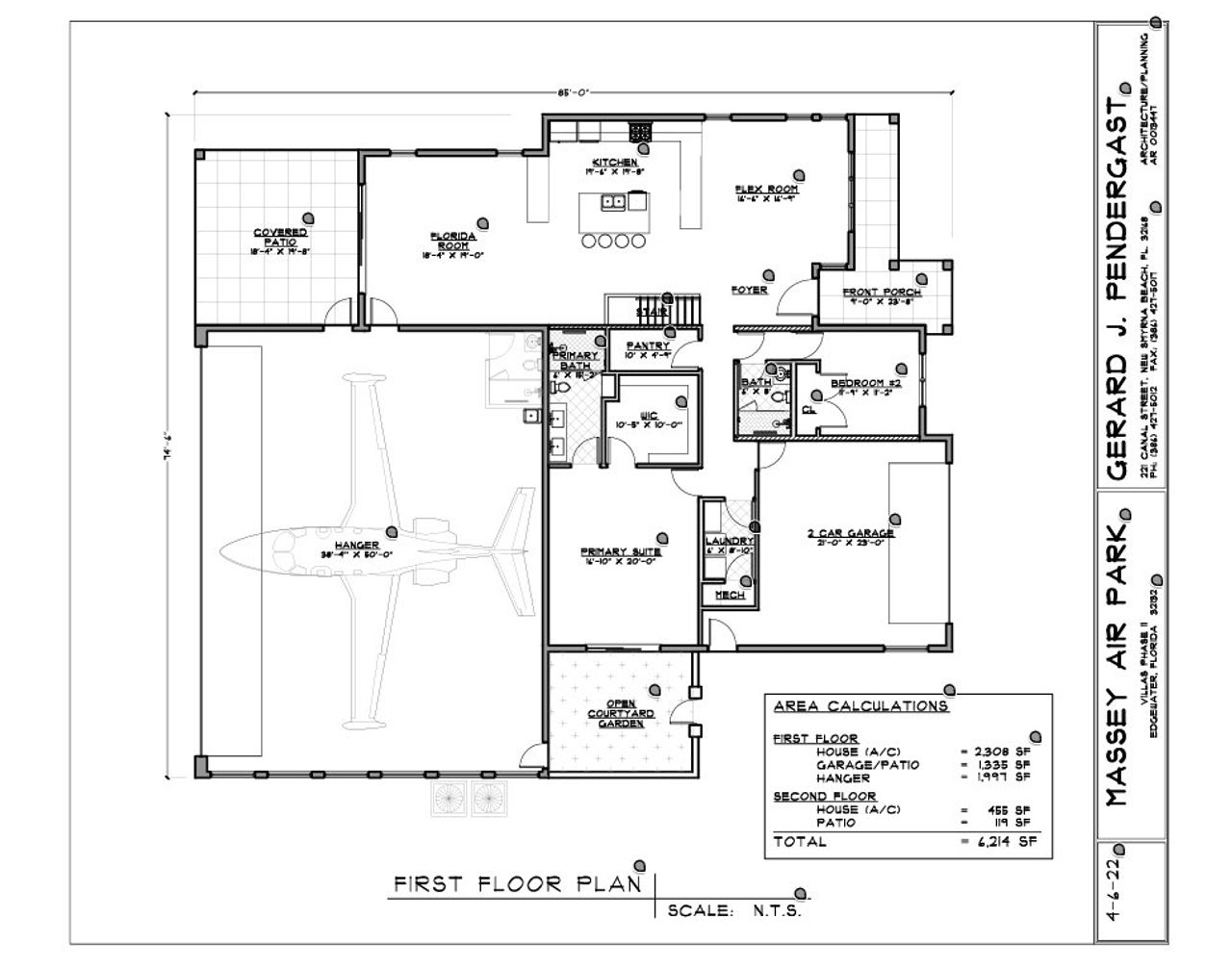 2D floor plan layout for the The Cessna by Platinum Builders in Massey Ranch Air Park, Edgewater, FL (Image 2). 2D floor plan layout for the The Cessna by Platinum Builders in Massey Ranch Air Park, Edgewater, FL (Image 2).