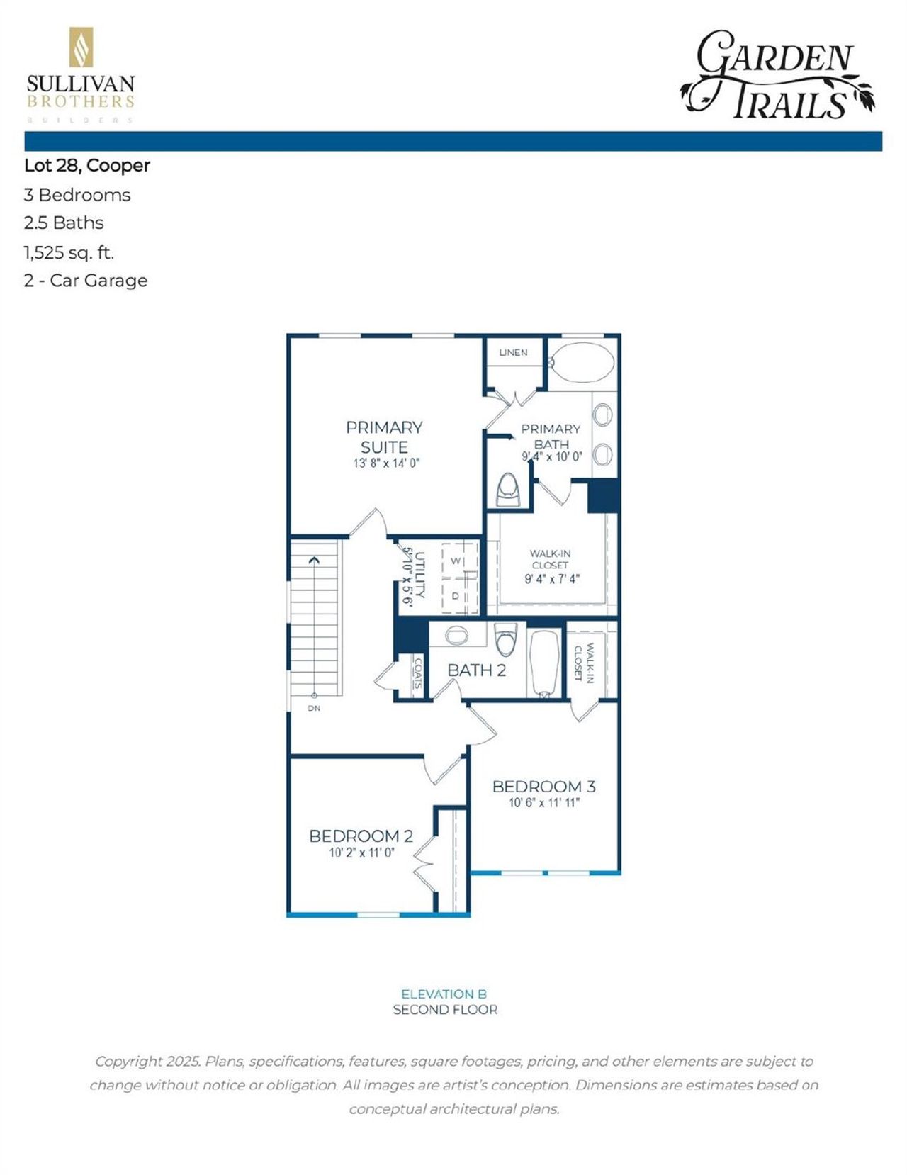 2D floor plan layout of this home in , Houston, TX (Image 2).