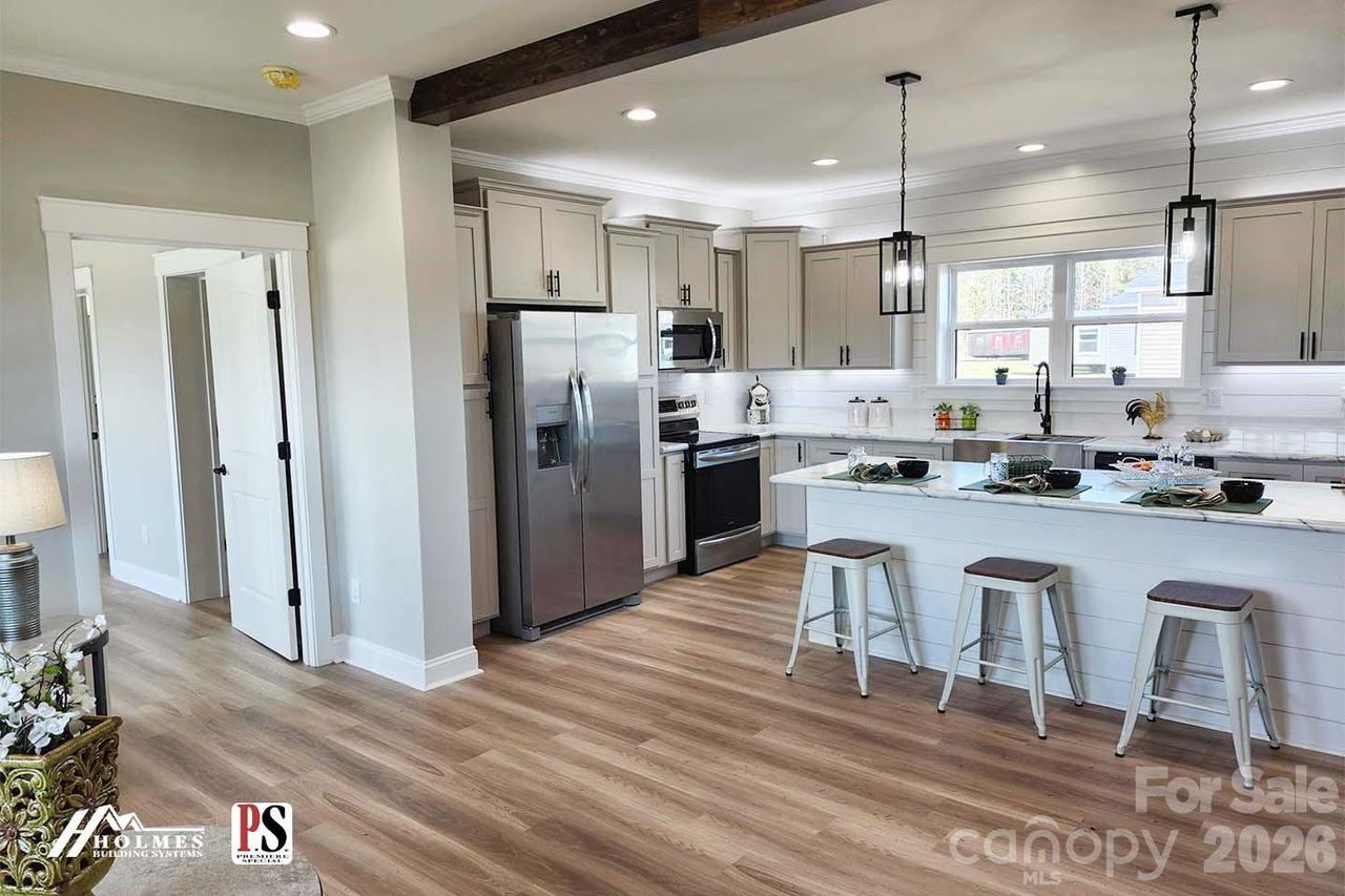 Furnished interior view inside a new home in , Morganton (Image 2).