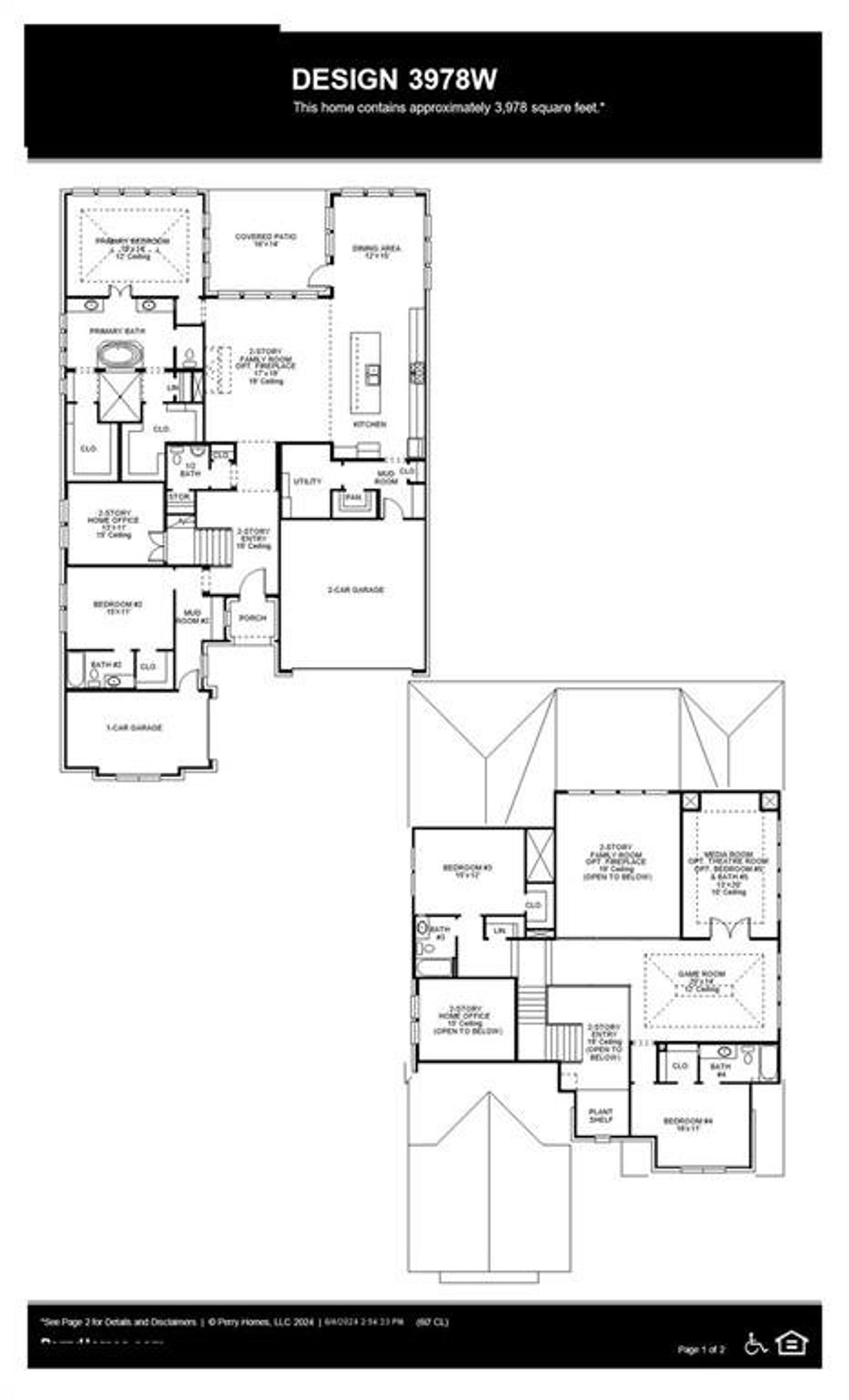 2D floor plan layout of this home in , Rockwall, TX (Image 2).