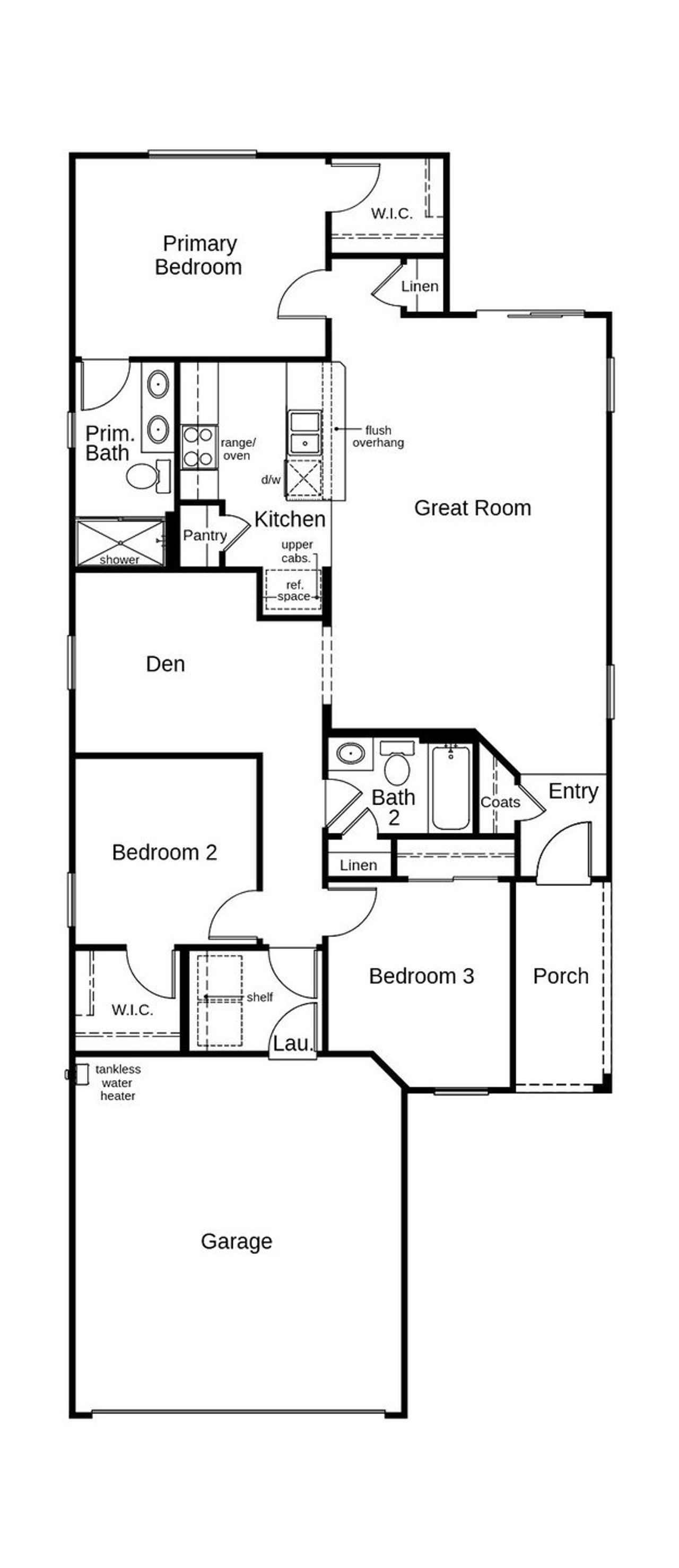 2D floor plan layout of this home in Saguaro Haven, Tucson, AZ (Image 2).
