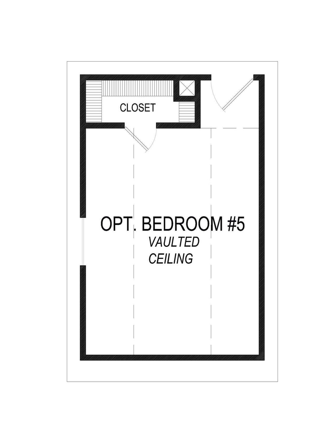 2D floor plan layout of this home in Villages of Creekwood, Frisco, TX (Image 2).