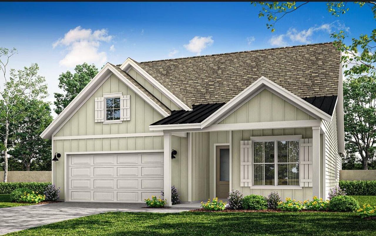 Front exterior of a new home in , Johns Island, SC, highlighting curb appeal (Image 2).