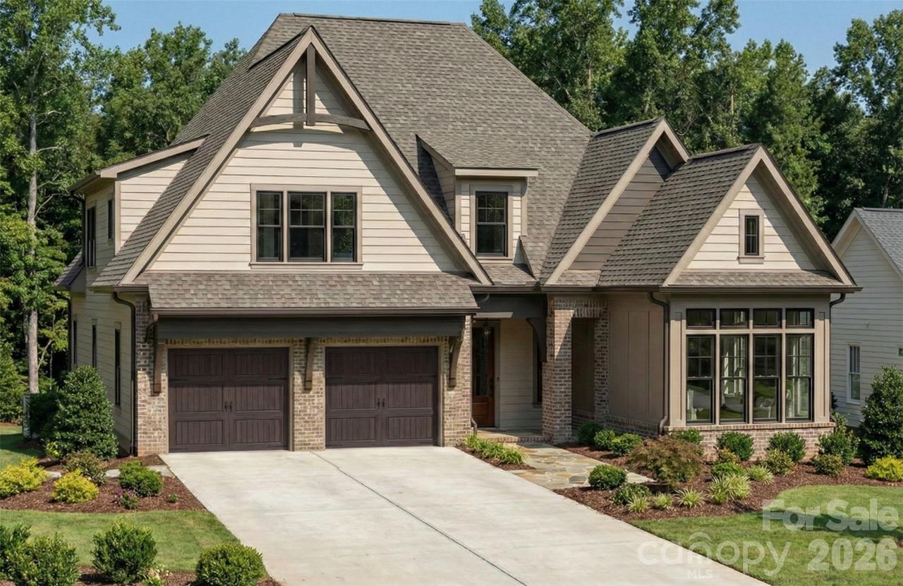 Front exterior of a new home in , Davidson, NC, highlighting curb appeal (Image 2).