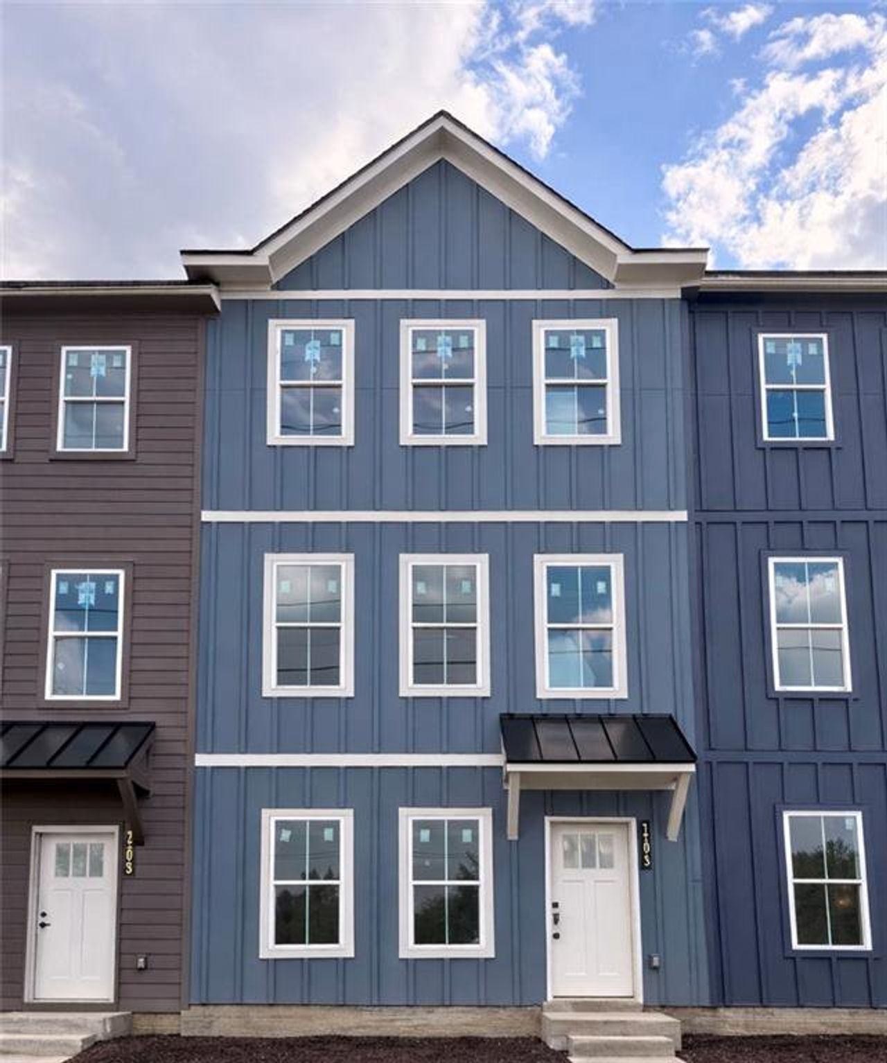 Front exterior of a new home in , Decatur, GA, highlighting curb appeal (Image 2).