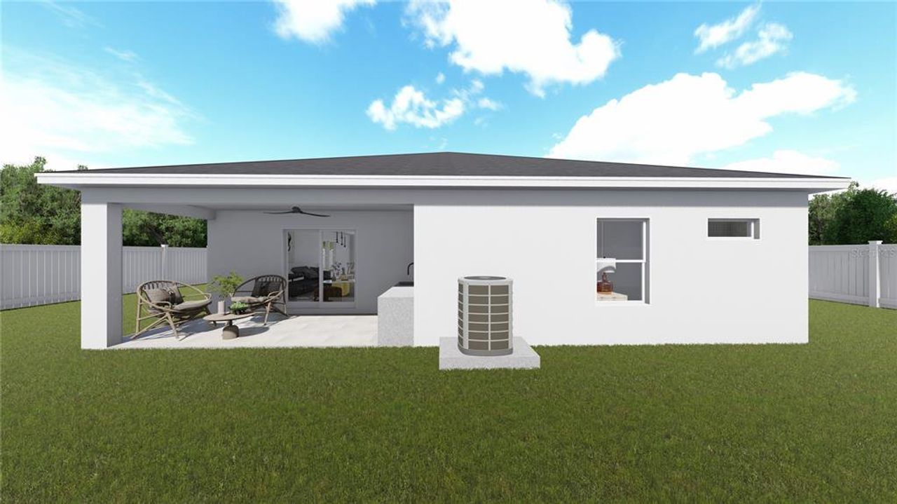 Exterior details and patio area of a home in , Port Charlotte (Image 2).