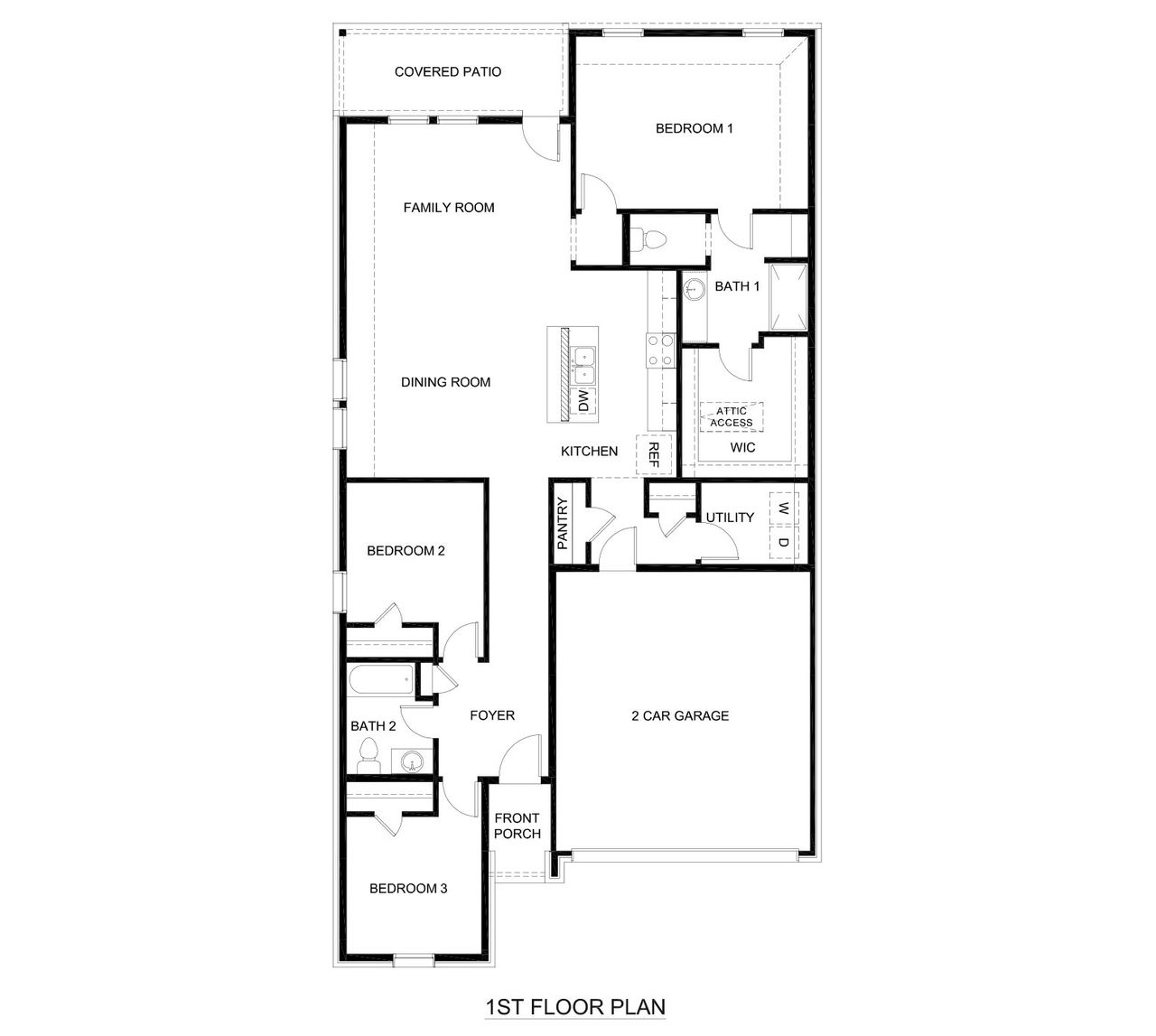 2D floor plan layout of this home in Chalk Hill, Celina, TX (Image 2). 2D floor plan layout of this home in Chalk Hill, Celina, TX (Image 2).