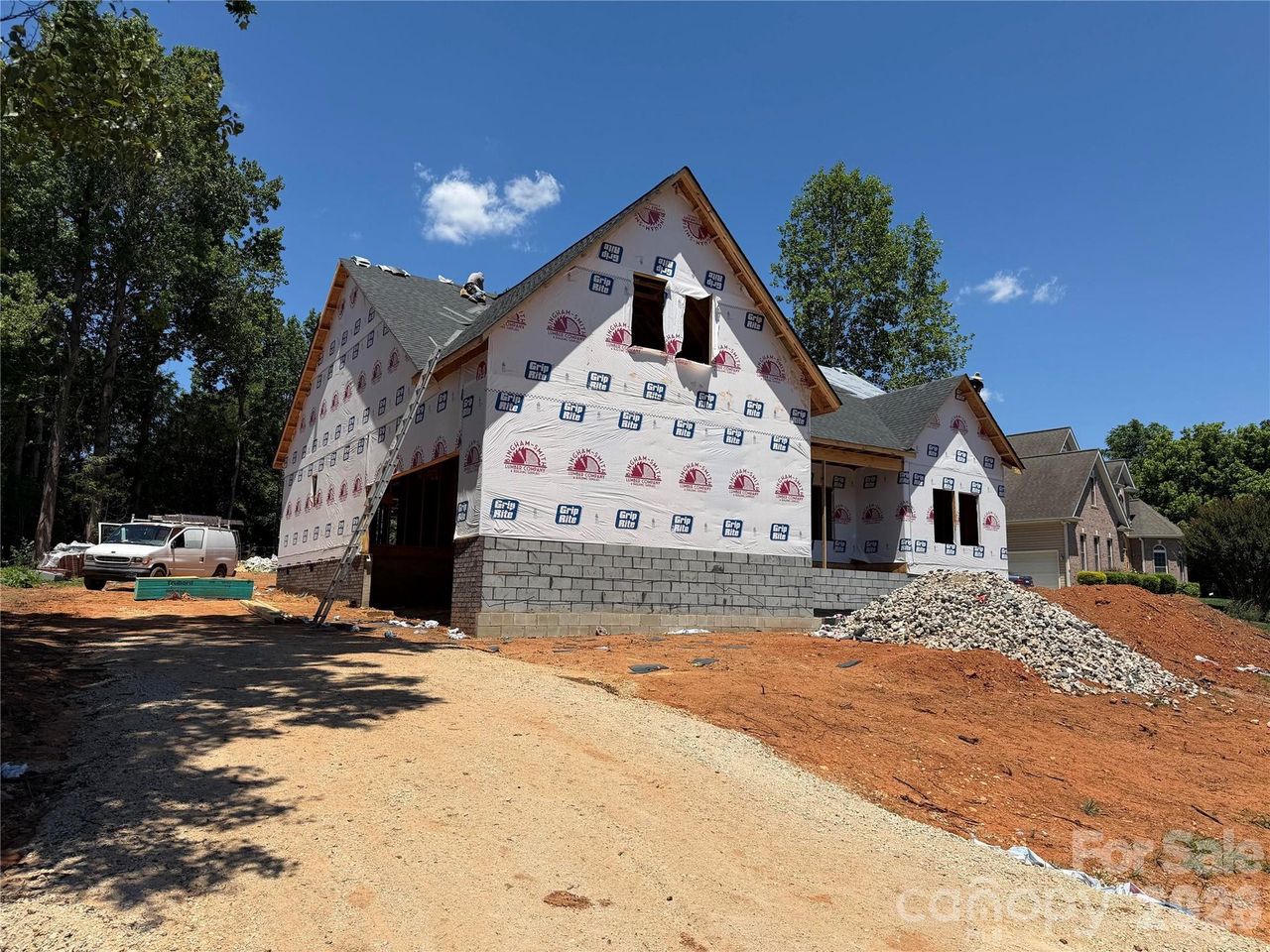 In-progress construction of a new home in , Salisbury, NC (Image 2). In-progress construction of a new home in , Salisbury, NC (Image 2).