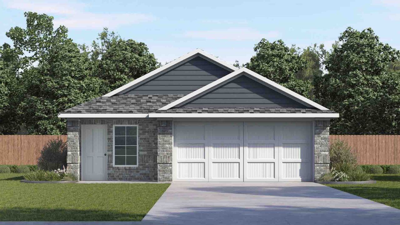 Representative exterior photo of a completed home built from the Diana by D.R. Horton in Allison Park, Houston, TX (Image 2).