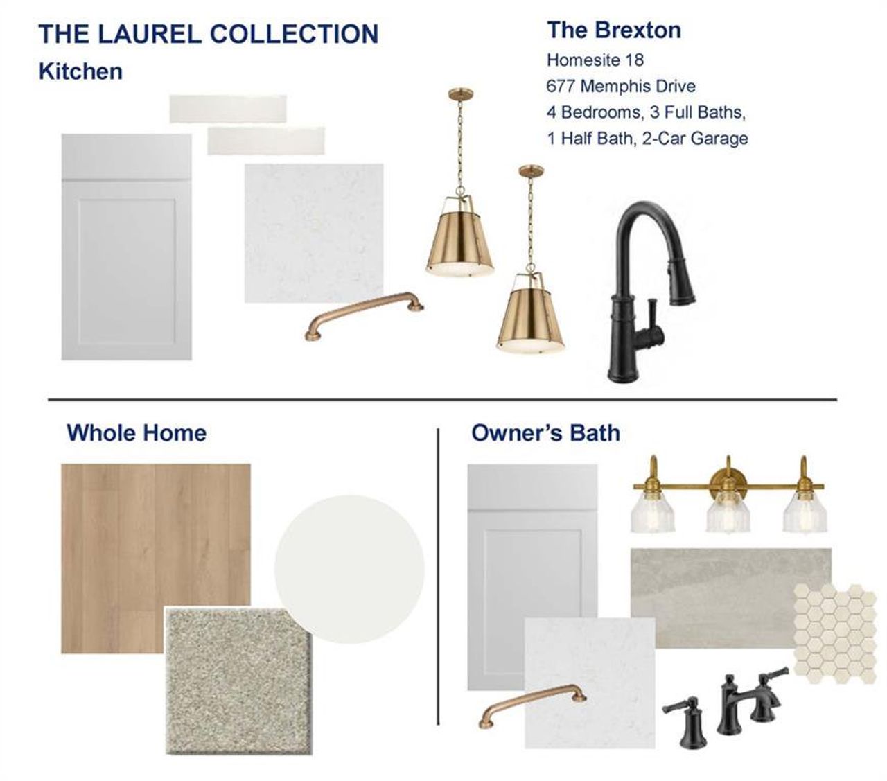 Sample of building materials used in homes in Celesta, Scottdale (Image 2).