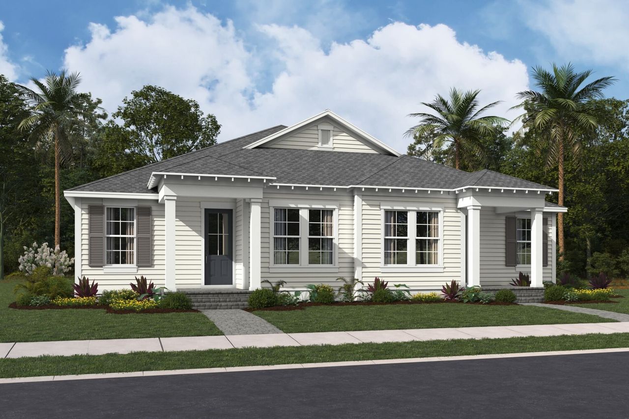 Representative exterior photo of a completed home built from the Coronet by Mattamy Homes in Newfield, Palm City, FL (Image 2).