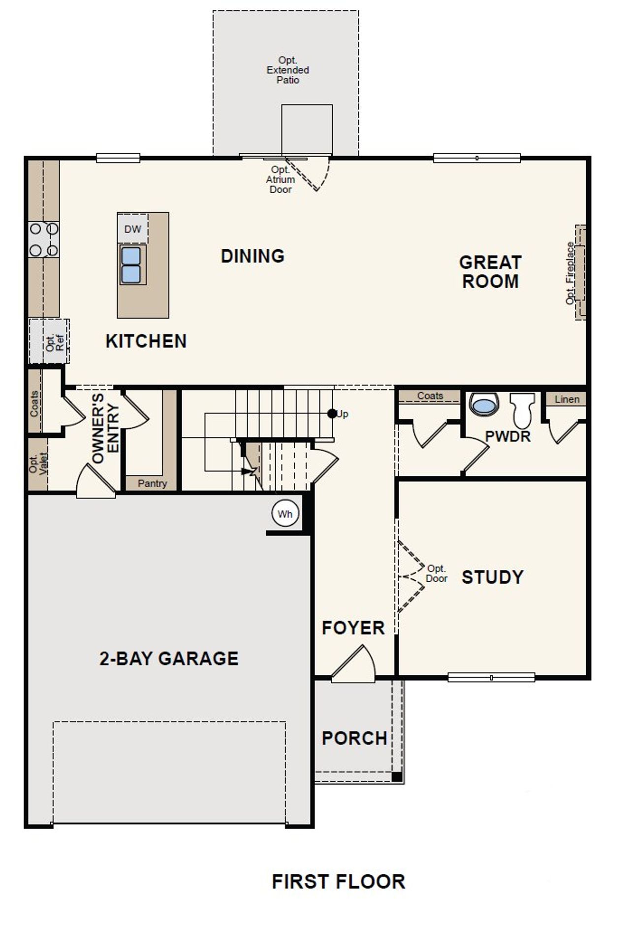 2D floor plan layout of this home in Hawthorne Reserve, Dallas, GA (Image 2). 2D floor plan layout of this home in Hawthorne Reserve, Dallas, GA (Image 2).