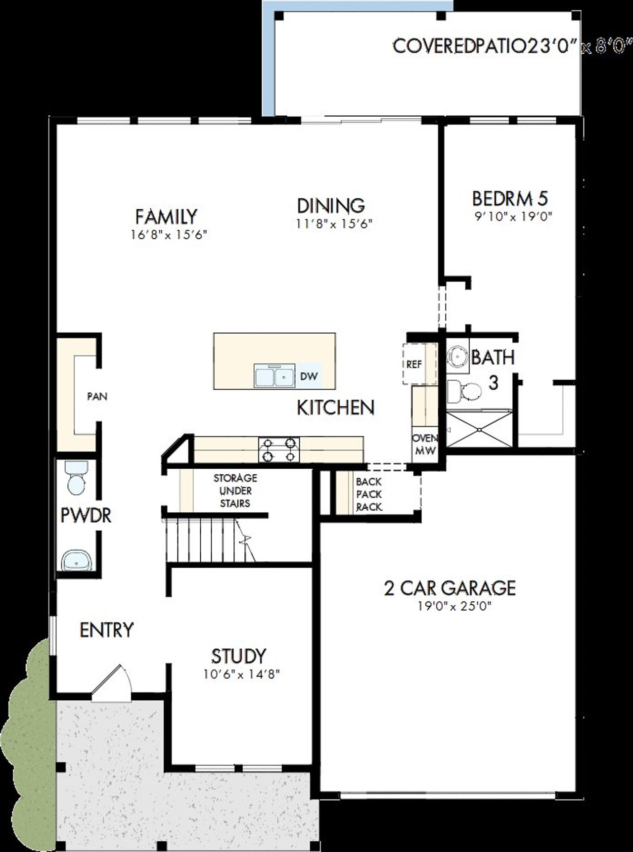 2D floor plan layout of this home in Hardy Pond, Rock Hill, SC (Image 2). 2D floor plan layout of this home in Hardy Pond, Rock Hill, SC (Image 2).