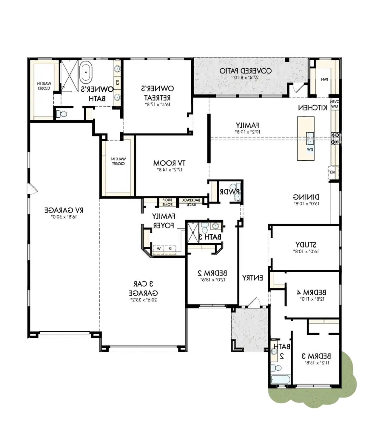 2D floor plan layout of this home in Suelo at Legado West, Queen Creek, AZ (Image 2). 2D floor plan layout of this home in Suelo at Legado West, Queen Creek, AZ (Image 2).