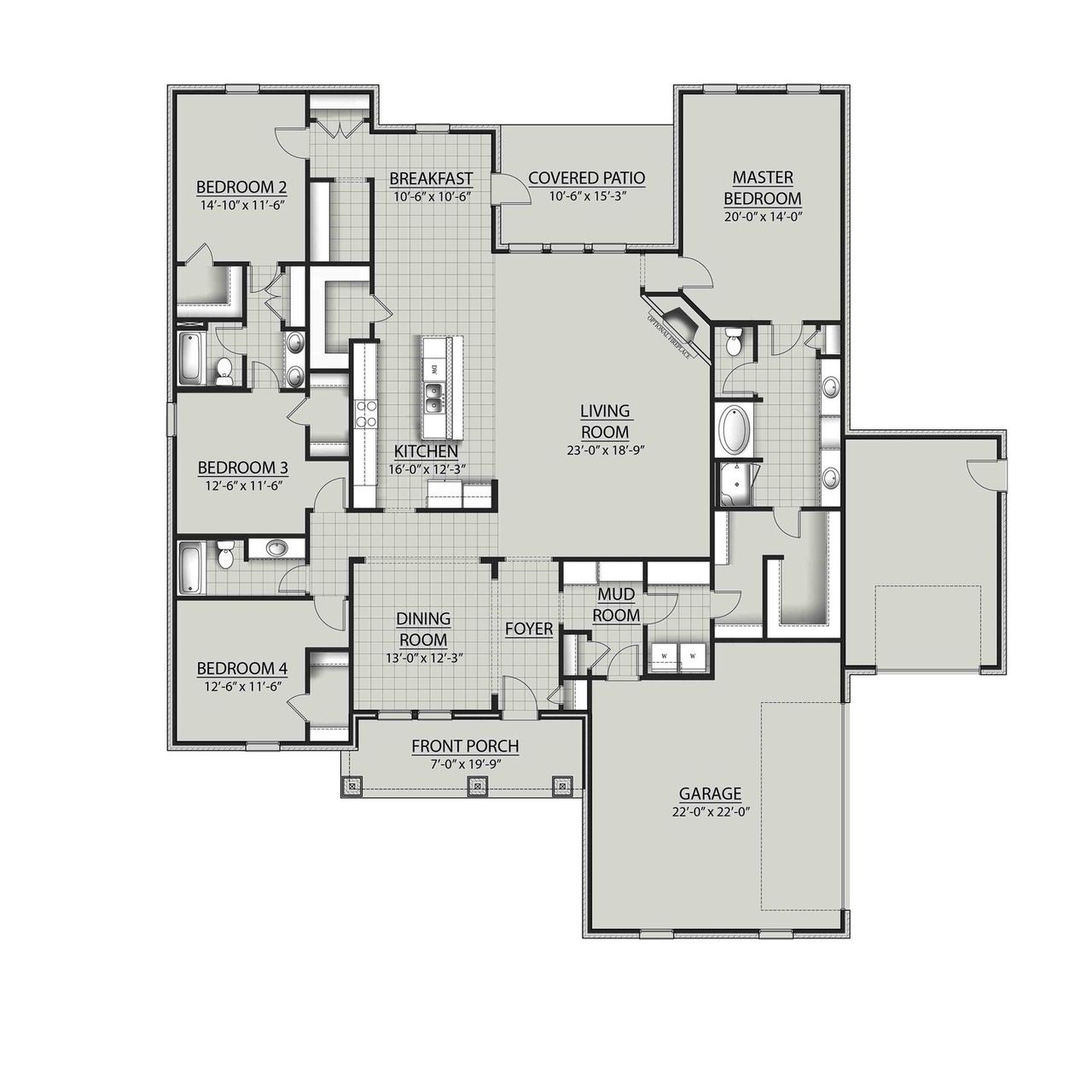 Jacob IV H - Open Floor Plan - DSLD Homes Jacob IV H - Open Floor Plan - DSLD Homes