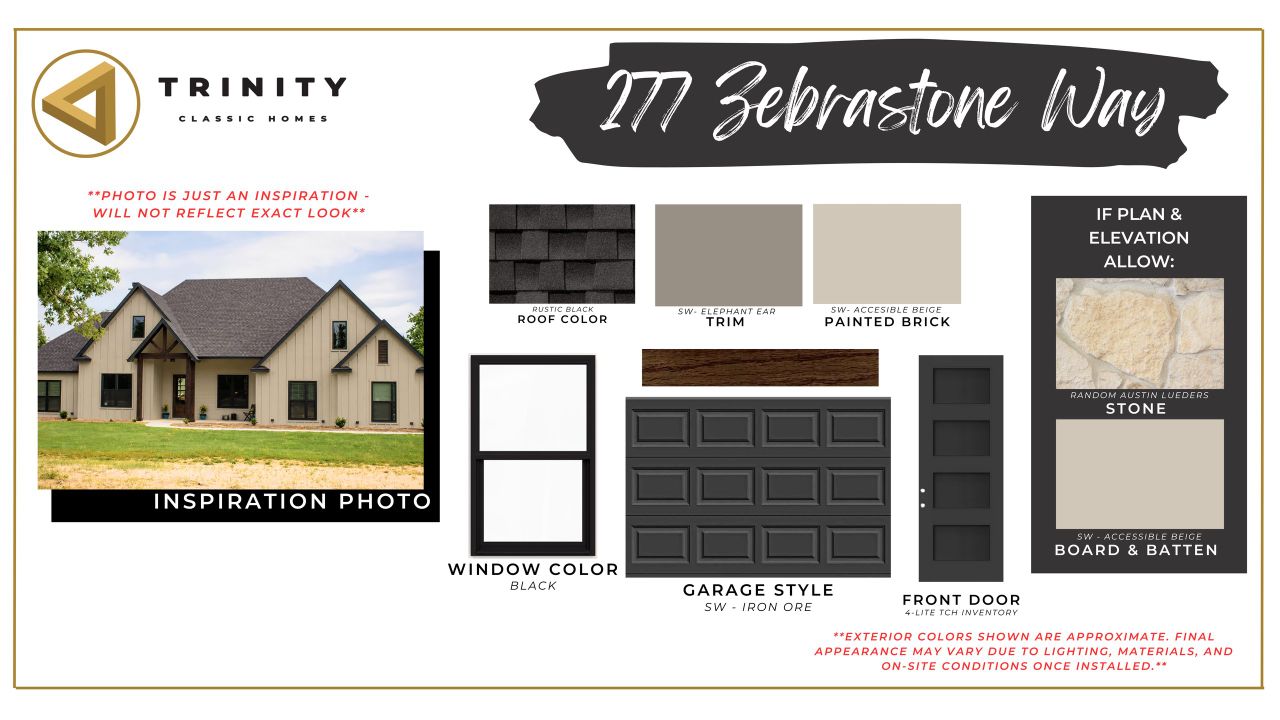 Sample of building materials used in homes in Zion Trails, Poolville (Image 2).