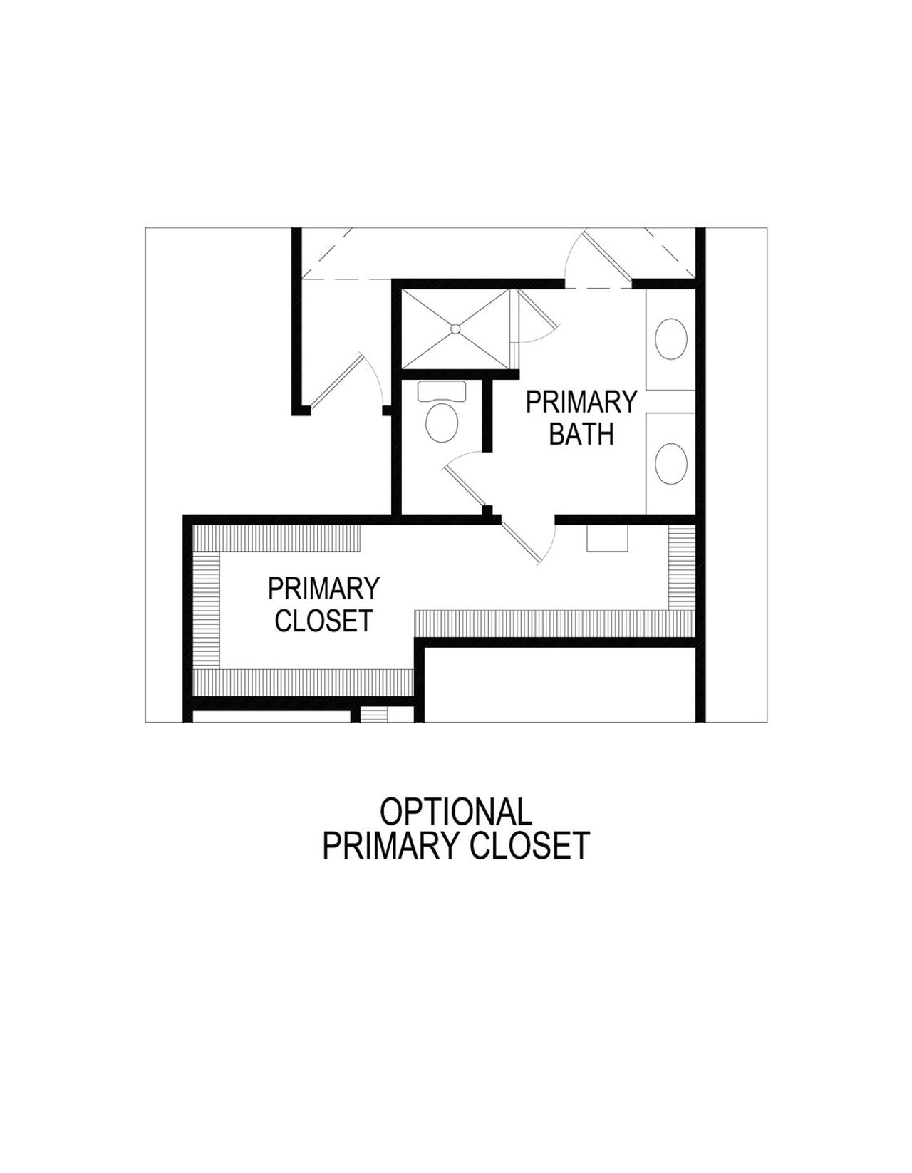 2D floor plan layout of this home in Solterra, Mesquite, TX (Image 2).