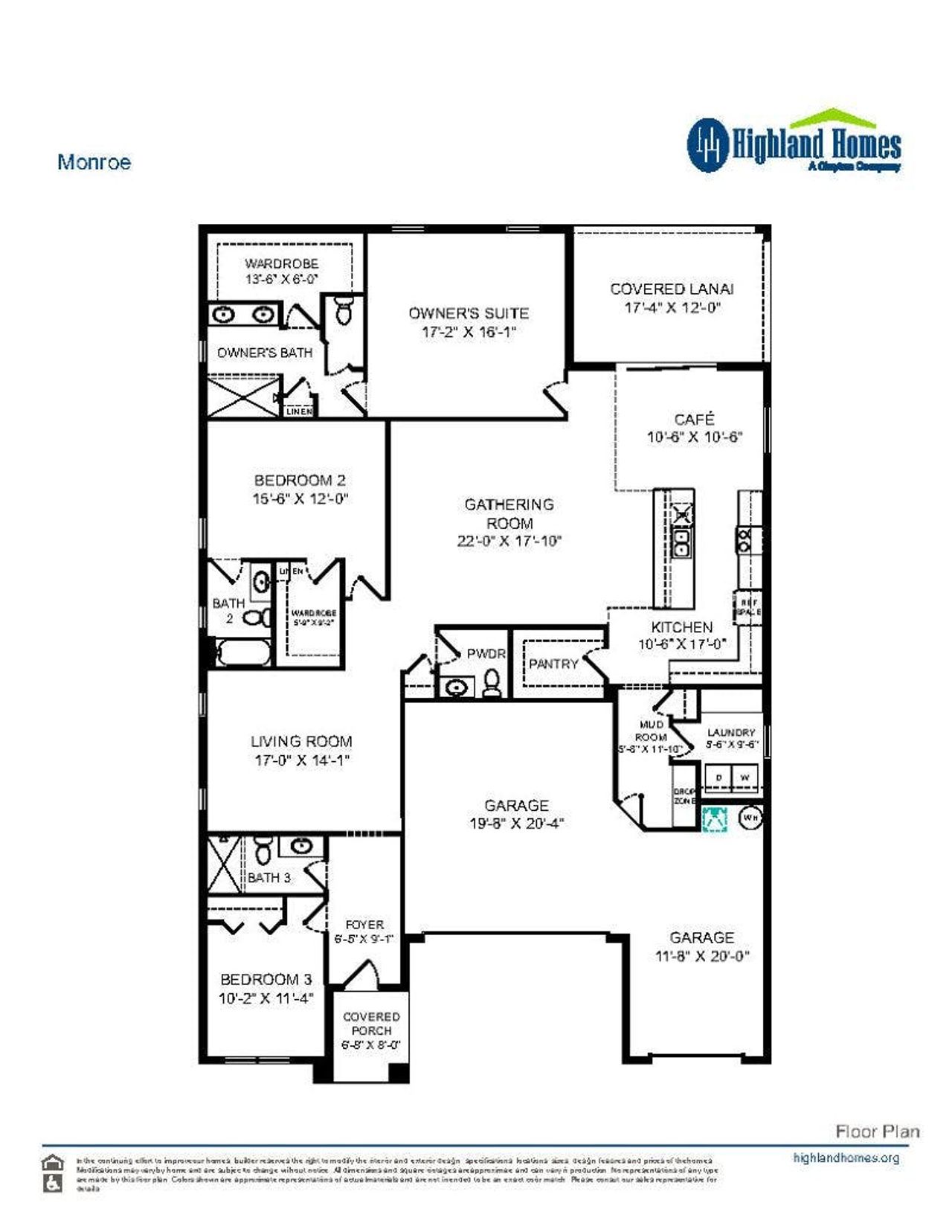Monroe - Home Layout