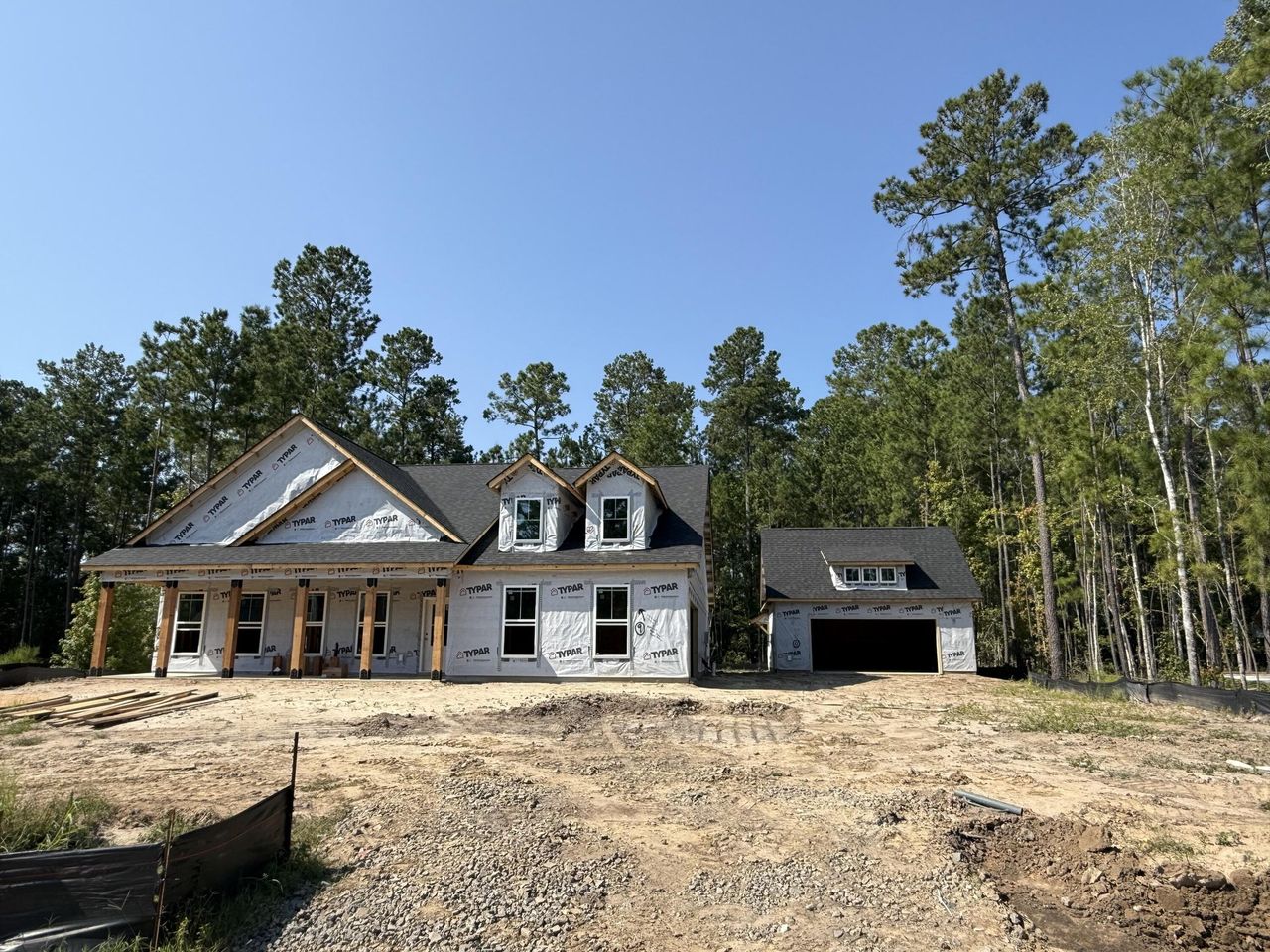 In-progress construction of a new home in , Ridgeville, SC (Image 2). In-progress construction of a new home in , Ridgeville, SC (Image 2).