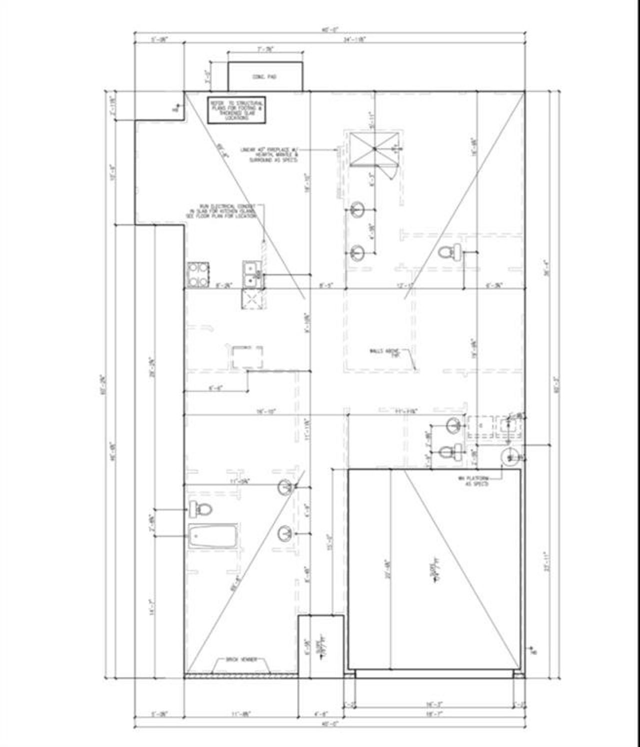 2D floor plan layout of this home in , Tolar, TX (Image 2).
