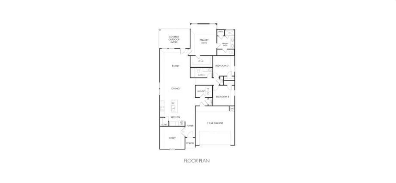 2D floor plan layout of this home in Colony at Cole Springs - Boulevard Collection, Buda, TX (Image 2). 2D floor plan layout of this home in Colony at Cole Springs - Boulevard Collection, Buda, TX (Image 2).