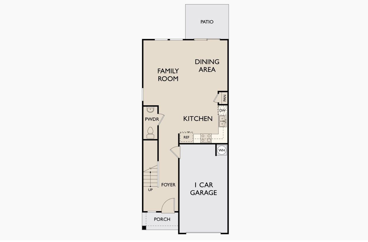 2D floor plan layout of this home in Pinckney Place, North Charleston, SC (Image 2).