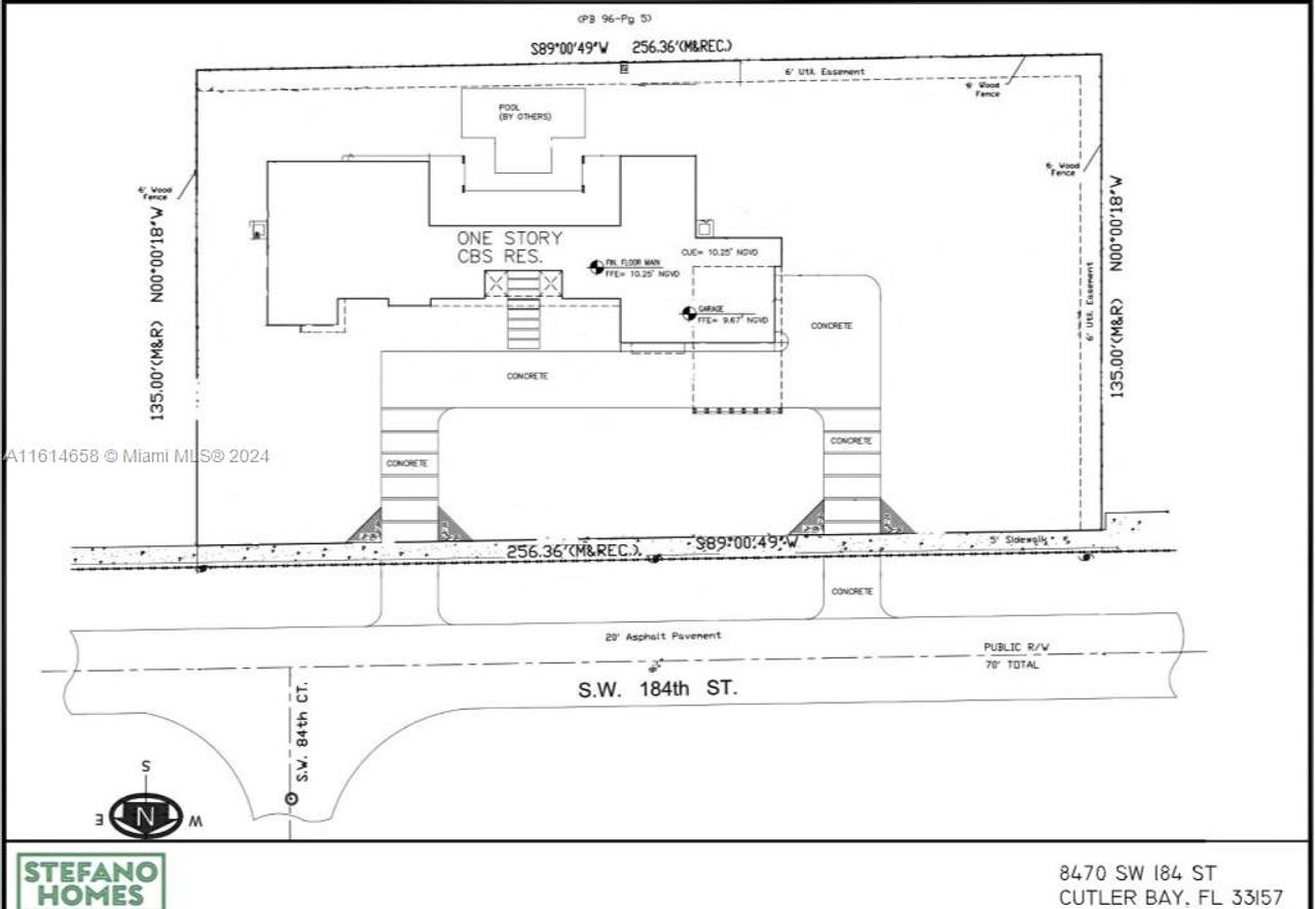 2D floor plan layout of this home in , Cutler Bay, FL (Image 2).