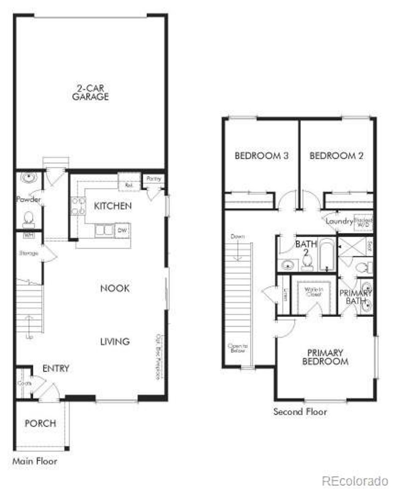 2D floor plan layout of this home in , Aurora, CO (Image 2). 2D floor plan layout of this home in , Aurora, CO (Image 2).