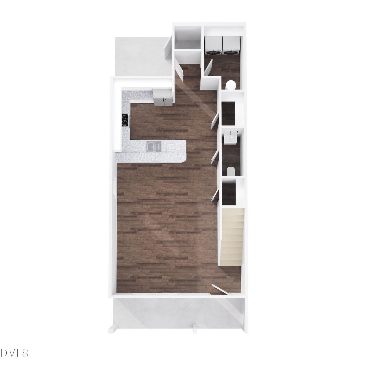 TH End Unit FP - 1425 - First Floor (1)